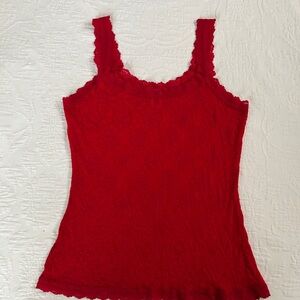 Hanky Panky Red Lace Cami